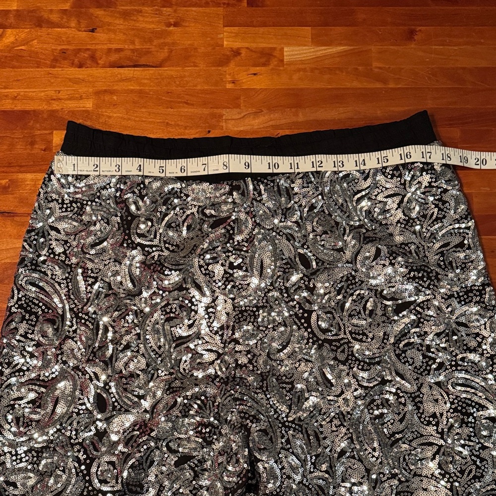 NWT Anthropologie Sequin Paisley Pants by Porridge - Picture 5 of 12